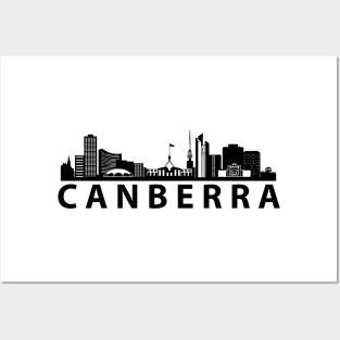 Canberra Skyline Posters and Art